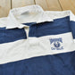 Vintage 2000s Barbarian Kennedy Catholic School Long Sleeve Rugby Polo Shirt Men's S