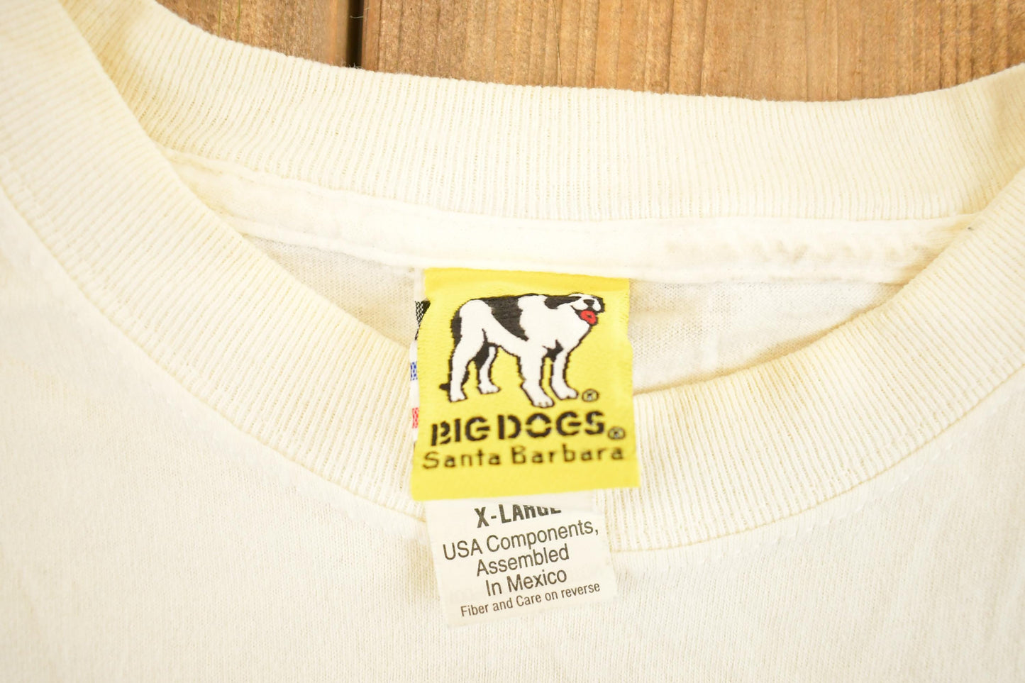 Vintage 1990's Who's Yer Daddy Big Dogs Souvenir Travel T-Shirt Mens L