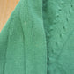 Vintage 1990s Gap Blank Green Knit V-Neck Sweater Men's XL