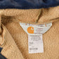 Vintage 1980s Carhartt Rugged Outdoor Wear Fleece Lined Velour Full Zip Hoodie Men's M