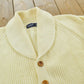 Vintage 1980s Damon Shawl Collar Acrylic Knit Button Up Cardigan Sweater Men's L