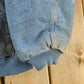 Vintage 1990s Carhartt Denim Flannel Lined Hooded Jacket Men's XL Tall