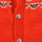 Vintage 1980s The Sweater Company Nordic Wool Knit Cardigan Sweater Men's L