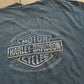 Vintage 2004 Harley Davidson Motorcycles Skull T-Shirt Men's L