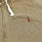 Vintage 1990s Polo Ralph Lauren Blue Thermal Lined Full Zip Hoodie Men's 2XL
