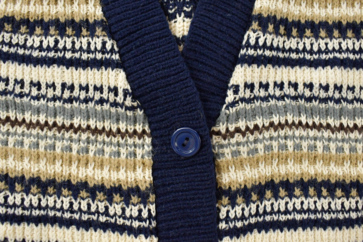 Vintage 1990s Vis-A-Vis Knit Cardigan Sweater Women's L