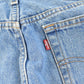 Vintage 2000s Levi's 550 Relaxed Fit Tapered Leg Denim Blue Jeans Women's 33 x 30.5