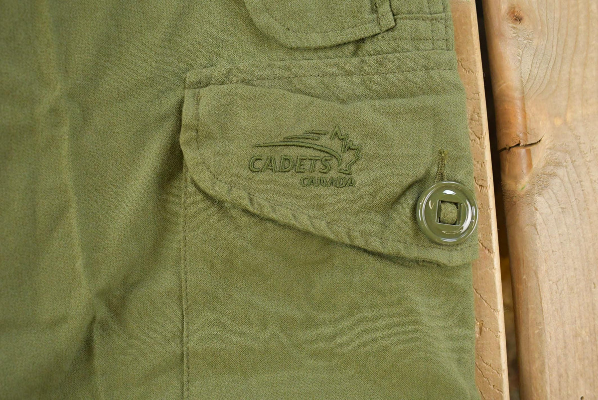 Vintage 1990s Military Green Cargo Pants Men's 32 x 26.5