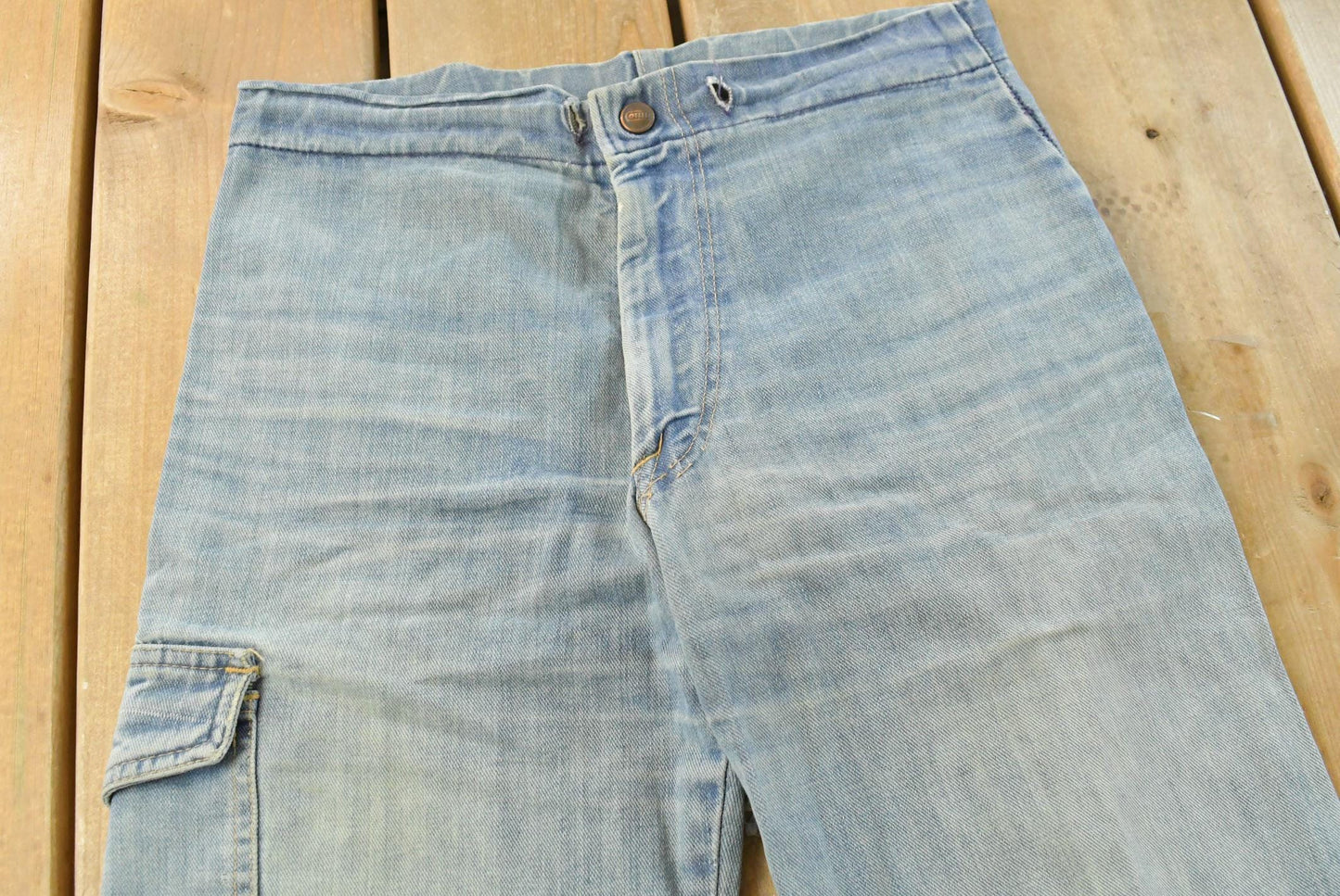 Vintage 1980s Cotler Flare Denim Blue Jeans Men's 28 x 32