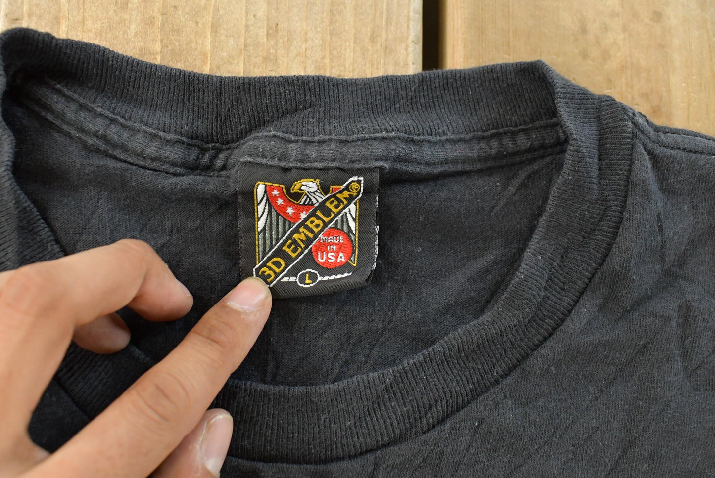 Vintage 1990s Distressed 3D Emblem Motorcycles Ultimate Ride T-Shirt Men's L