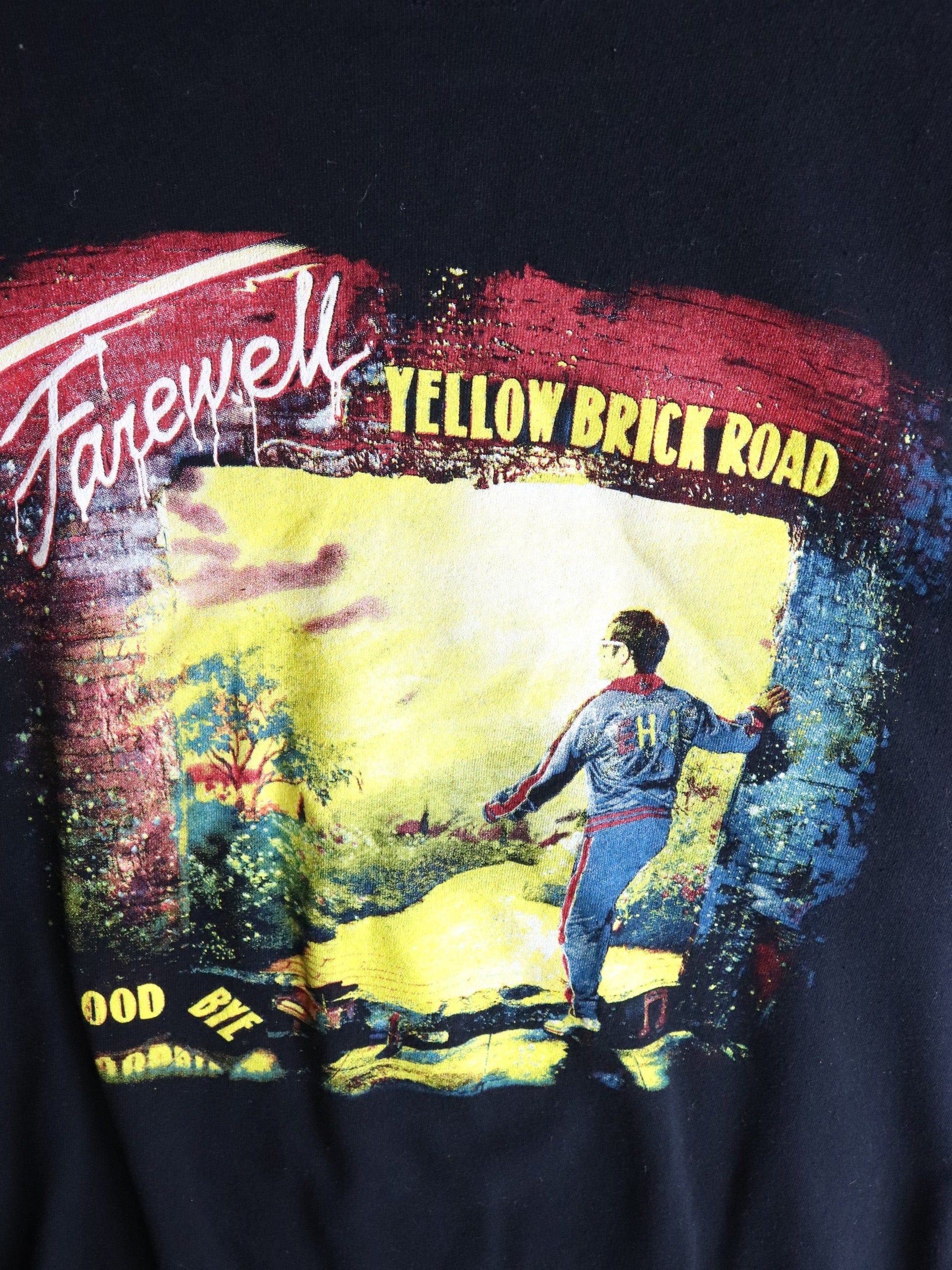 Elton John Farewell Tour T Shirt Mens XL Black