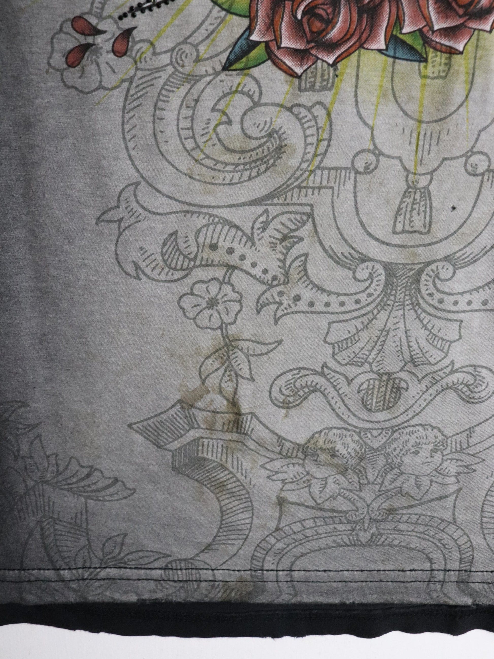 Emperor Eternity T Shirt Mens Large Grey Rhinestones from propervintagecanada