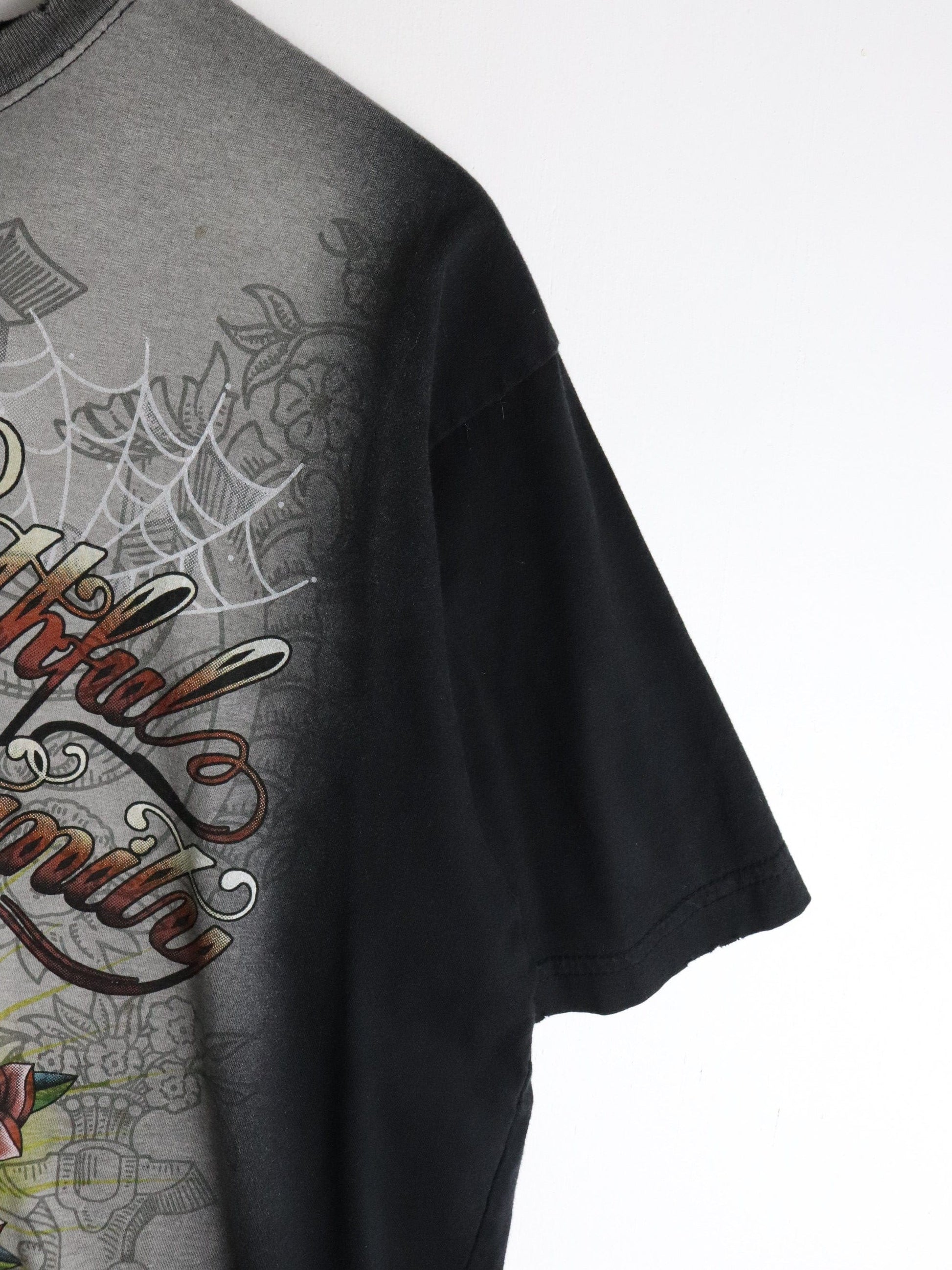 Emperor Eternity T Shirt Mens Large Grey Rhinestones from propervintagecanada