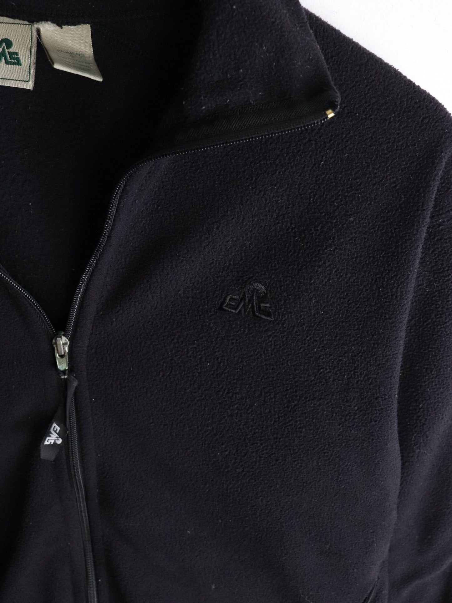 EMS Sweater Womens Small Black Fleece from propervintagecanada