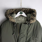Enyce Jacket Mens 2XL Green Faux Fur Coat