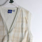 EP Pro Sweater Fits Womens Small Beige Knit Cardigan Vest from propervintagecanada