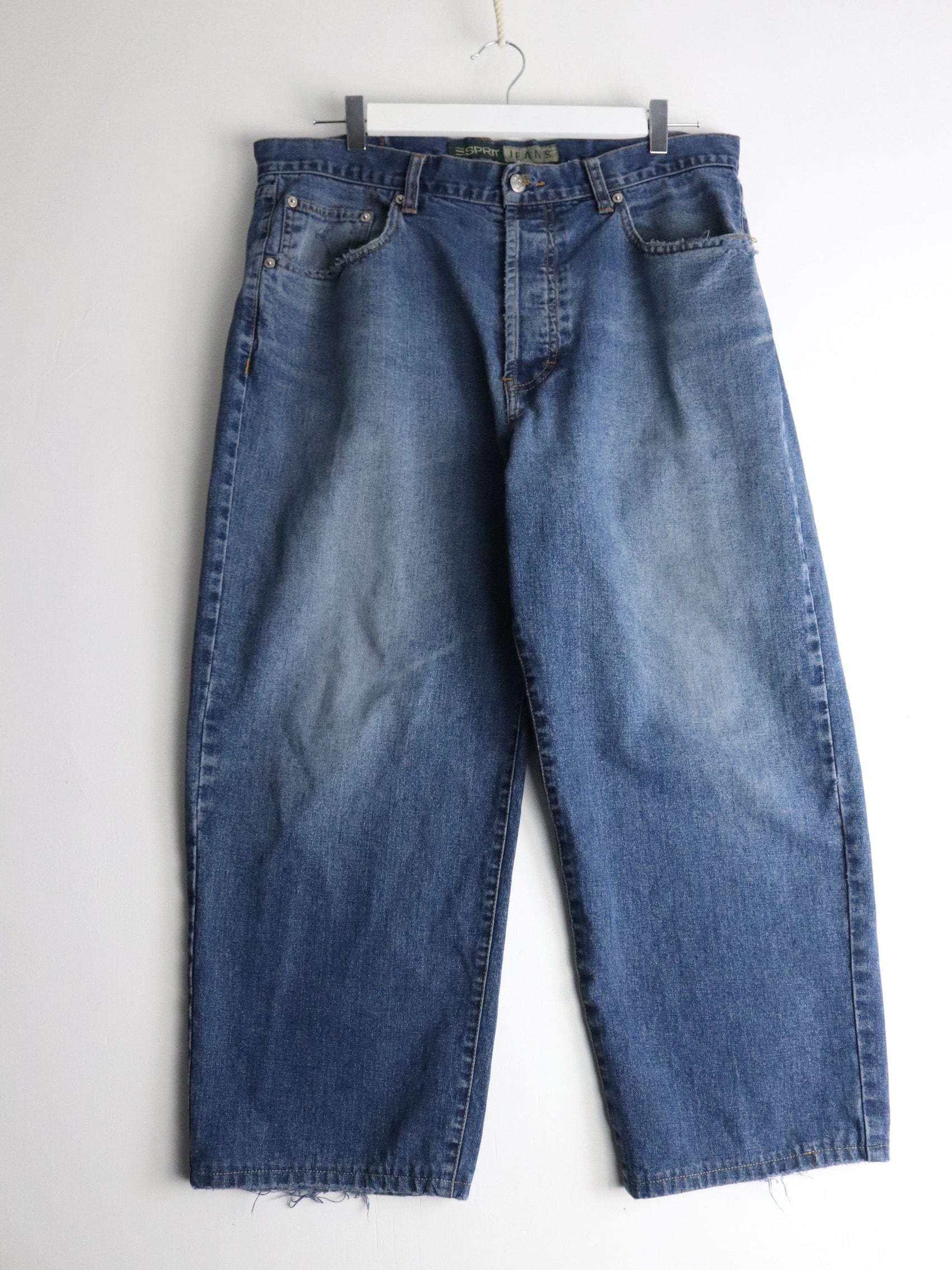 Espirit Pants Mens 36 x 26 Blue Denim Jeans