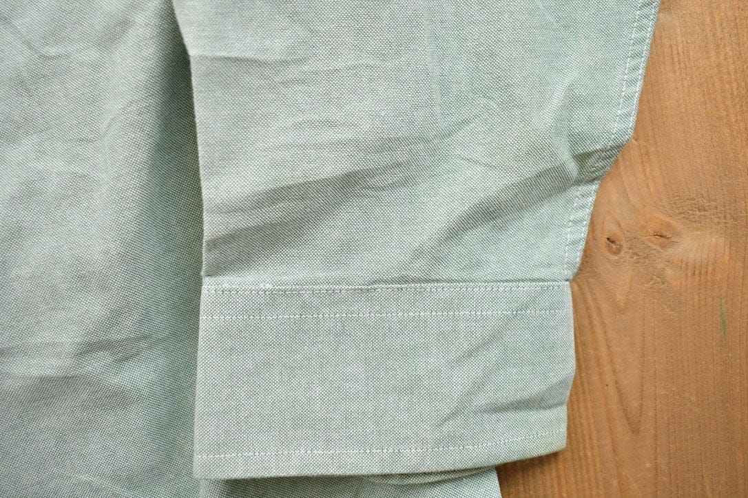 Vintage 1990s Stafford Wrinkle Free Blank Button Up Shirt Men's 2XL