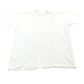 Vintage 1990s Super Faded Threadbare Blank White Pocket T-Shirt Mens L
