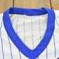 Vintage 1990s Chicago Cubs Majestic Pinstripe Ringer T-Shirt Mens M