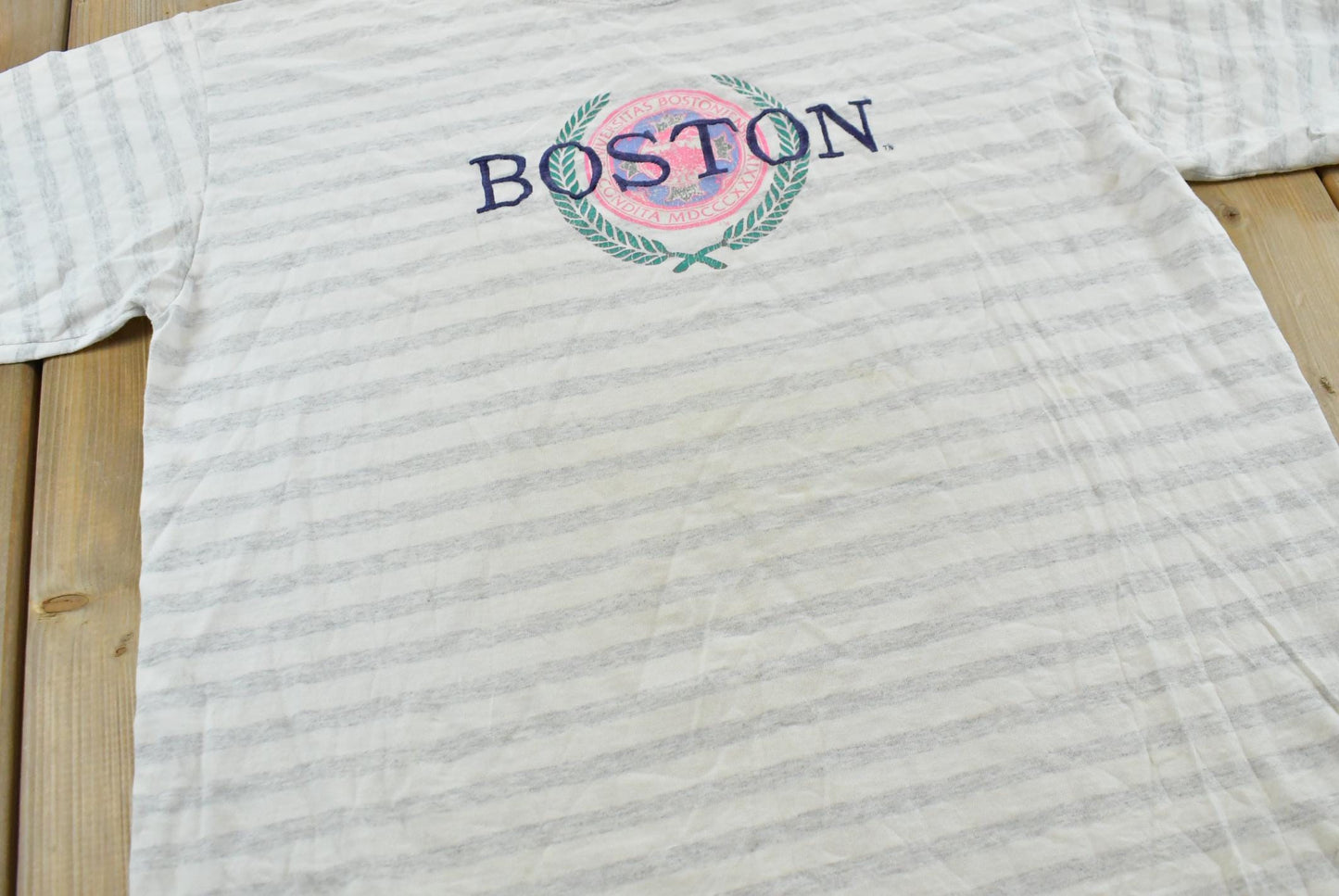 Vintage 1990s Boston University Collegiate T-Shirt Men's XL