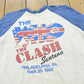 Vintage 1982 The Who The Clash Santana JFK Stadium Concert Band Raglan T-Shirt Men's M