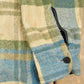 Vintage 1970s Lazy-H Plaid Button Up Flannel Shirt Jacket Men's Large