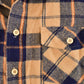 Vintage 1980s Kingsport Plaid Flannel Button Up Shirt Men's Large
