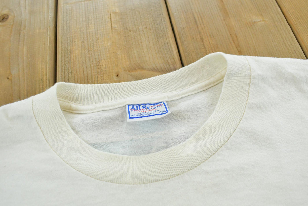 Vintage 1995 Jesus Sacrifice T-Shirt Men's L / Christian / Christianity / Made in USA / 90s Streetwear / God Bible Verse / Single Stitch from propervintagecanada