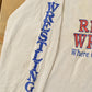Vintage 1990 Region 1A Wrestling Long Sleeve Graphic T-Shirt Men's L