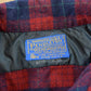 Vintage 1970s Pendleton Wool Flannel Board Shirt Men's M / Loop Collar True Vintage / 70s Robinson Dress Tartan / Made in USA