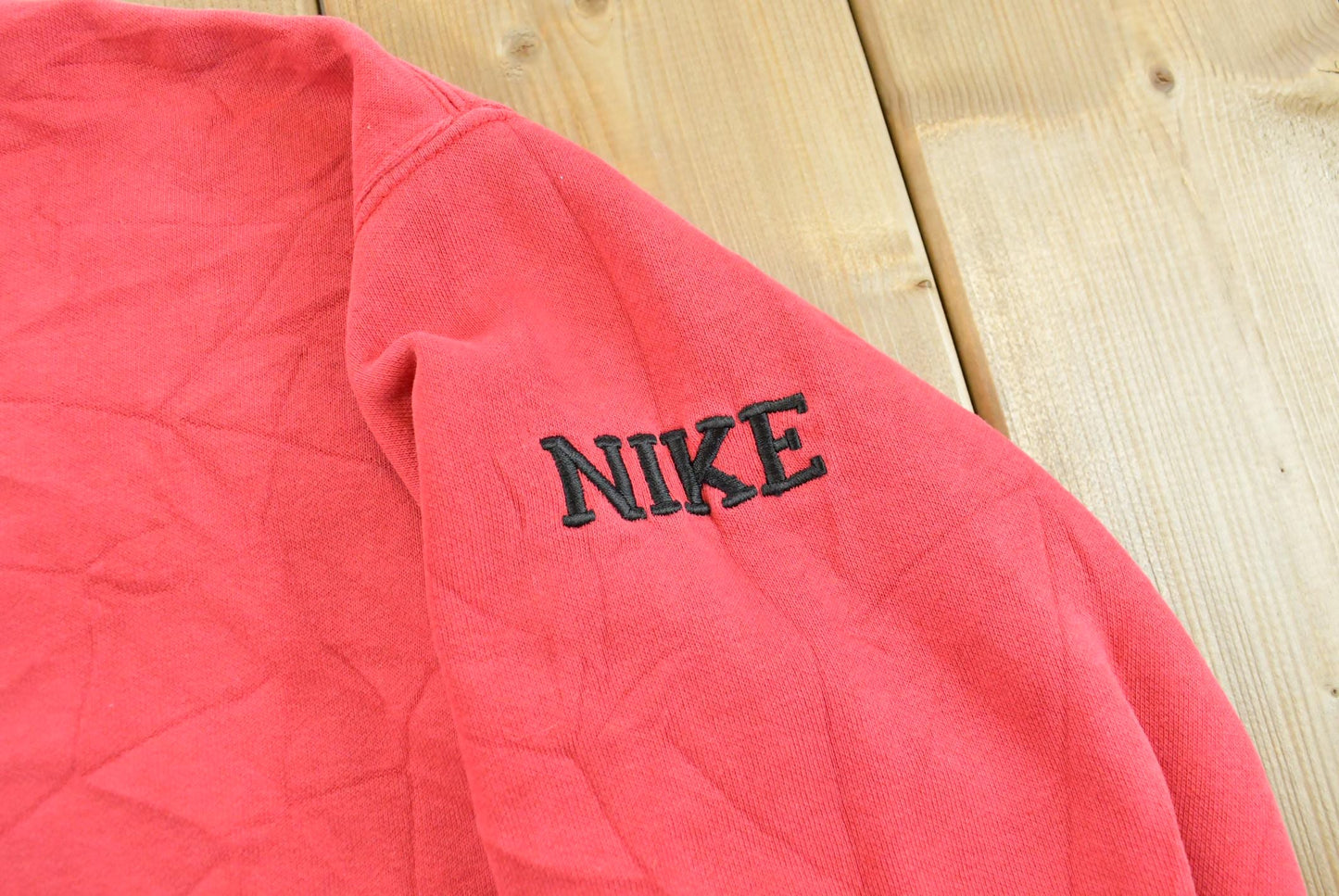 Vintage 1990s Nike Team Center Swoosh Crewneck Sweater Men's 2XL