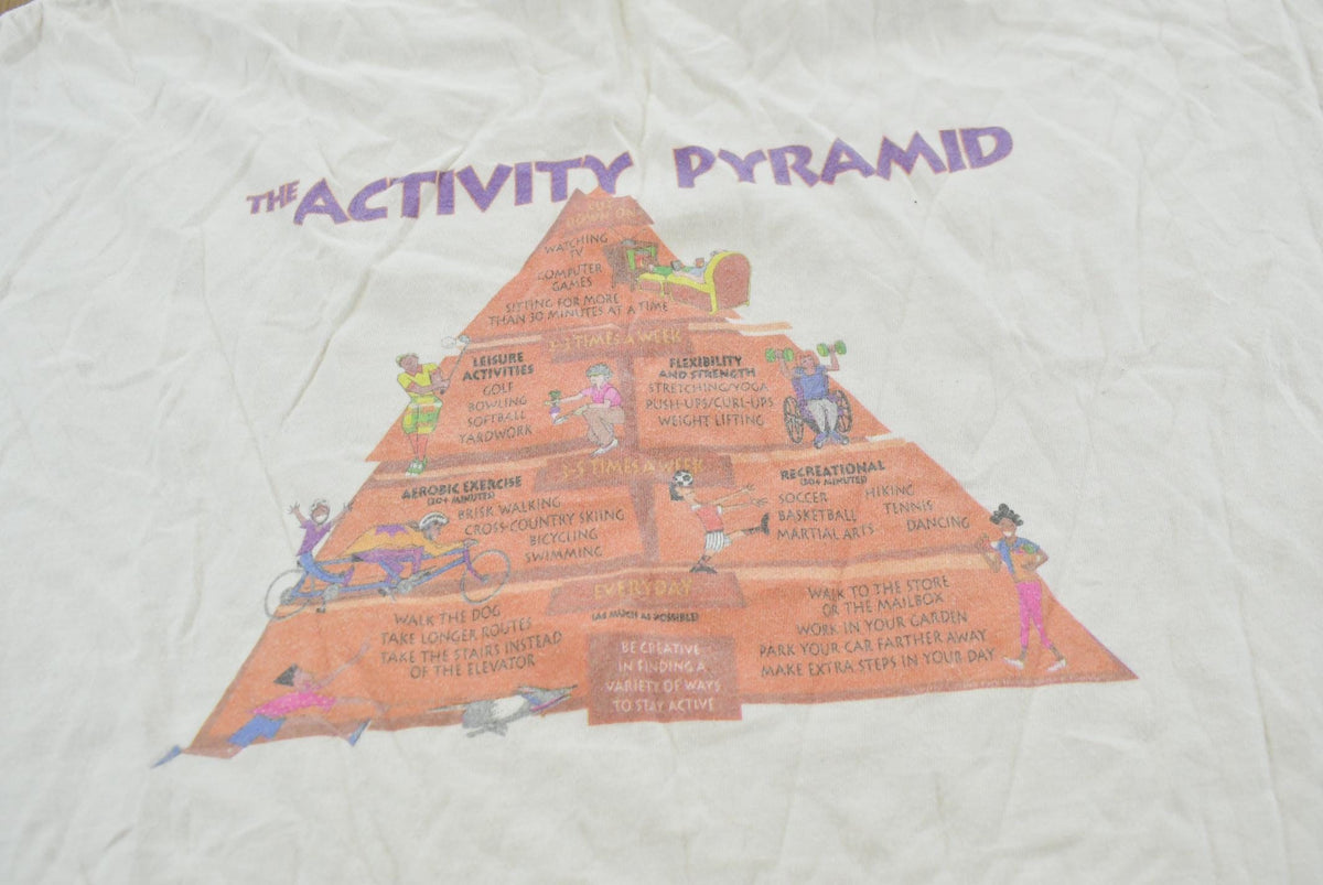 Vintage 1990s Activity Pyramid Promotional T-Shirt Men's L