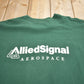 Vintage 1990s CFC Free And Friendly Allied Signal Aerospace Graphic T Shirt Men's XL