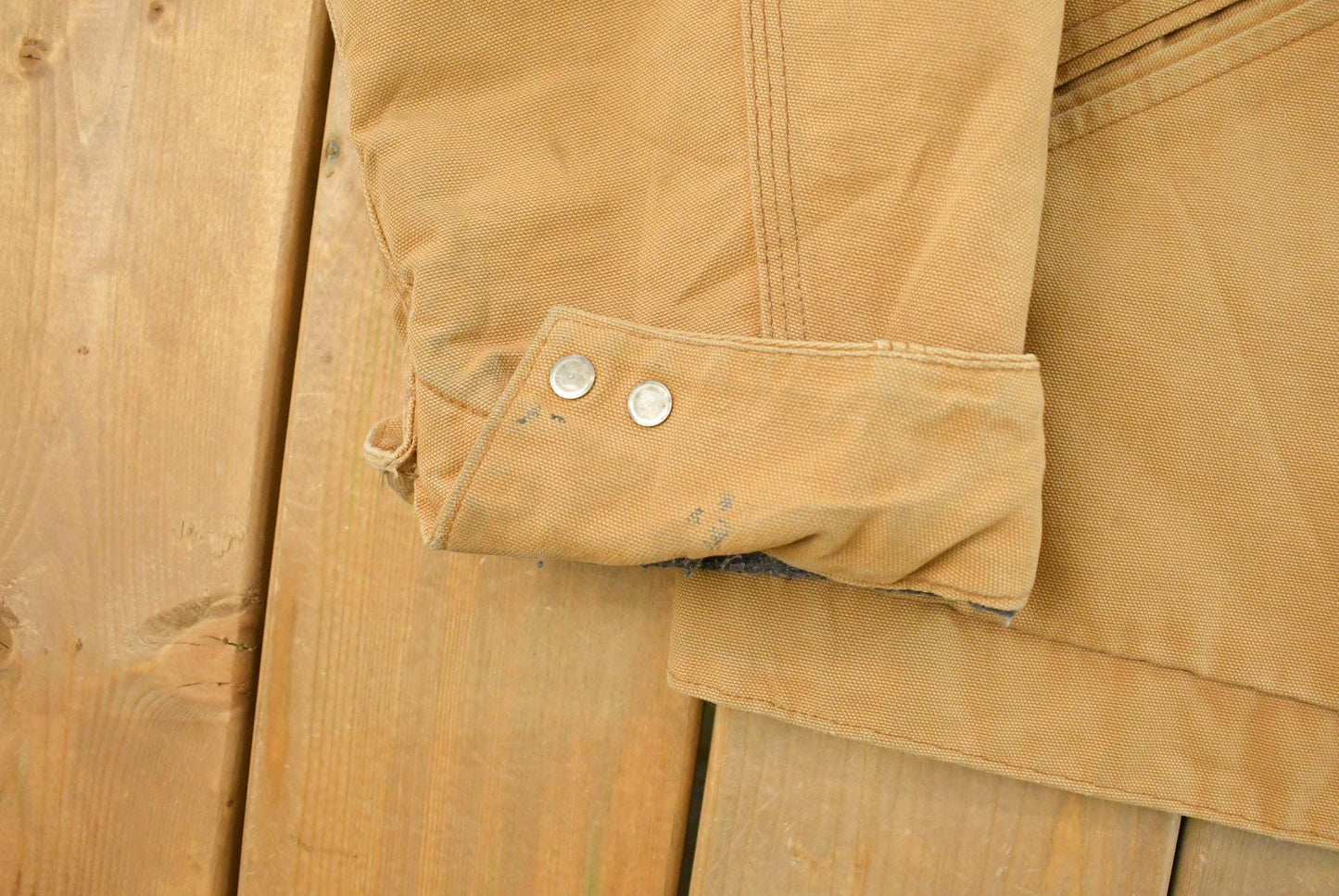 Vintage 1980s Carhartt Blanket Lined Detroit Jacket Men's 2XL