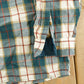 Vintage 1990s John Blair Plaid Flannel Button Up Shirt Men's XL