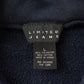 Vintage 1990s Limited Jeans USA Flag Quarter Zip Crewneck Sweatshirt Men's L