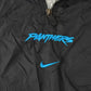 Vintage 2000s Carolina Panthers NFL Nike Middle Swoosh Quarter Zip Pullover Windbreaker Jacket Men's 2XL