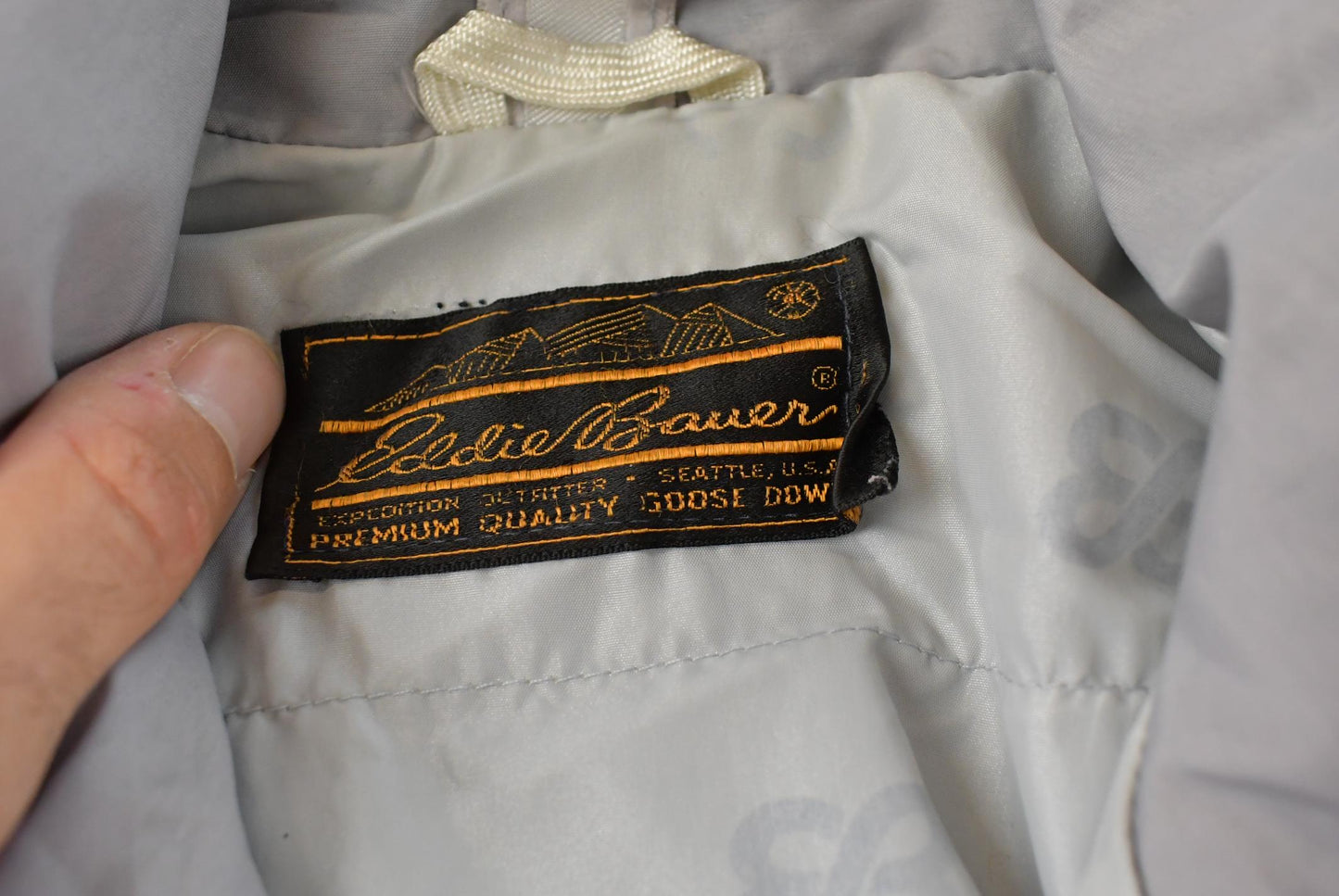 Vintage 1980s Eddie Bauer Goose Down Puffer Jacket Men's S