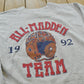 Vintage 1992 All Madden Team Football Crewneck Sweatshirt Men's L