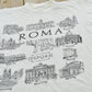 Vintage 1990s Roma Tourist Attraction Sightseeing Souvenir T-Shirt Men's M