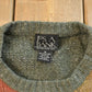 Vintage 1990s Jos. A Bank Argyle Wool Knit Crewneck Sweater Men's M