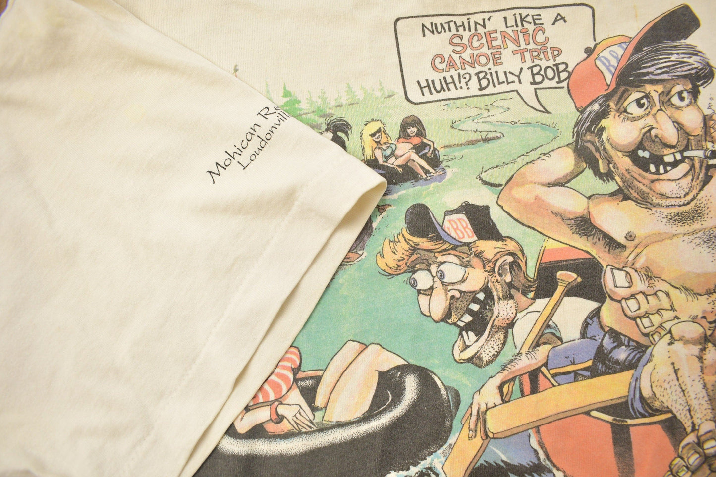 Vintage 1990s Bubba & Billy Bob The Adventures Graphic T Shirt Men's XL