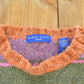 Vintage 1990s Karen Scott Sport Striped Knit Crewneck Sweater Women's S