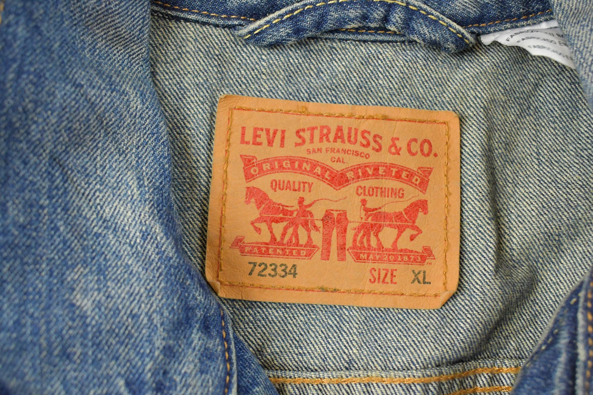 Vintage 2000s Levi's Denim Jean Trucker Jacket Men's XL