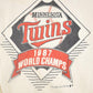 Vintage 1987 Minnesota Twins World Champs Crewneck Sweatshirt Men's S