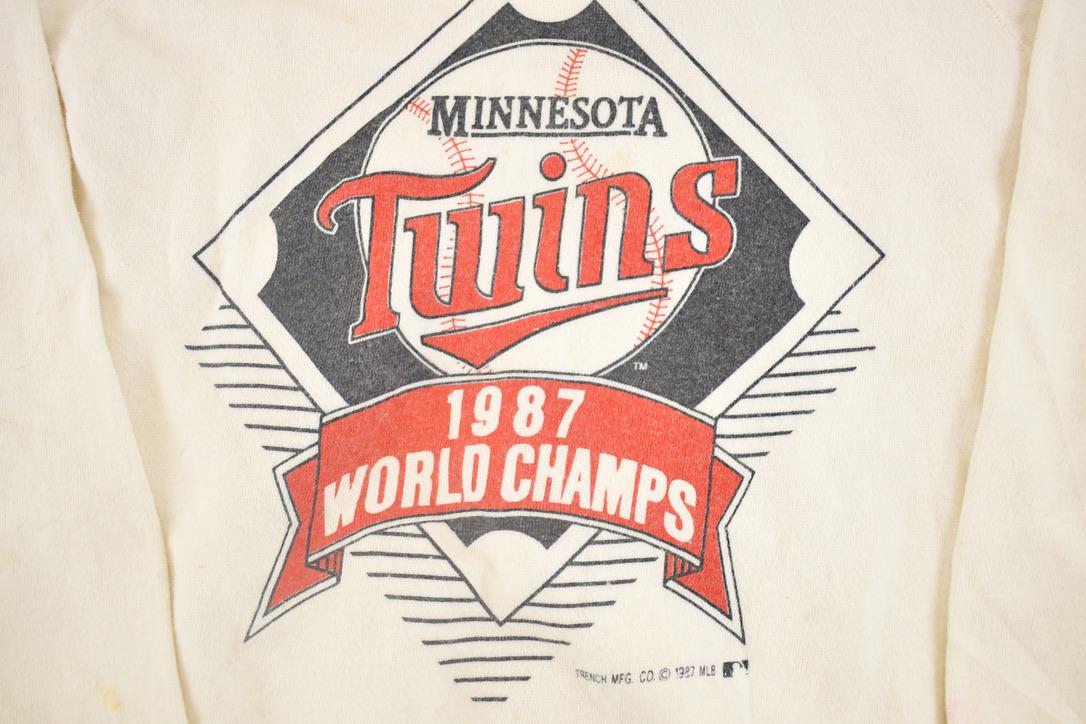Vintage 1987 Minnesota Twins World Champs Crewneck Sweatshirt Men's S