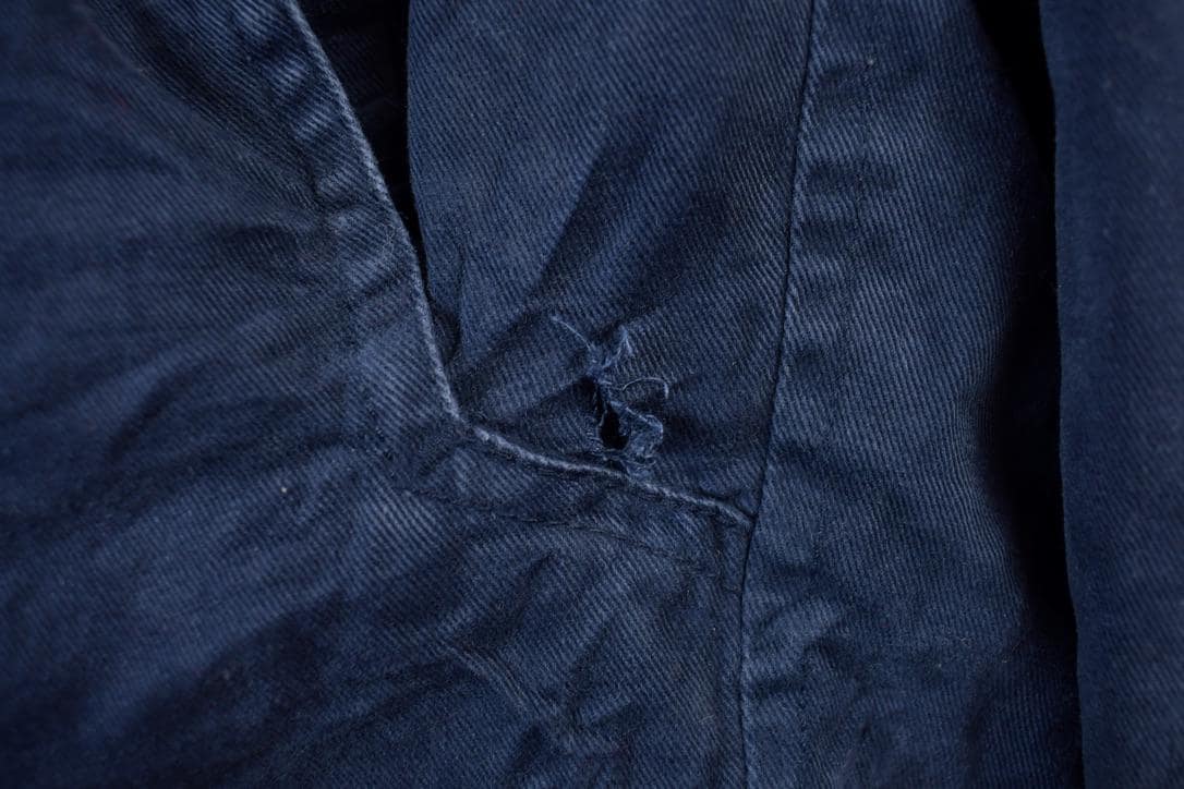 Vintage 1990s Aberdeen Chore Coat Leather Collar Jacket Men's L