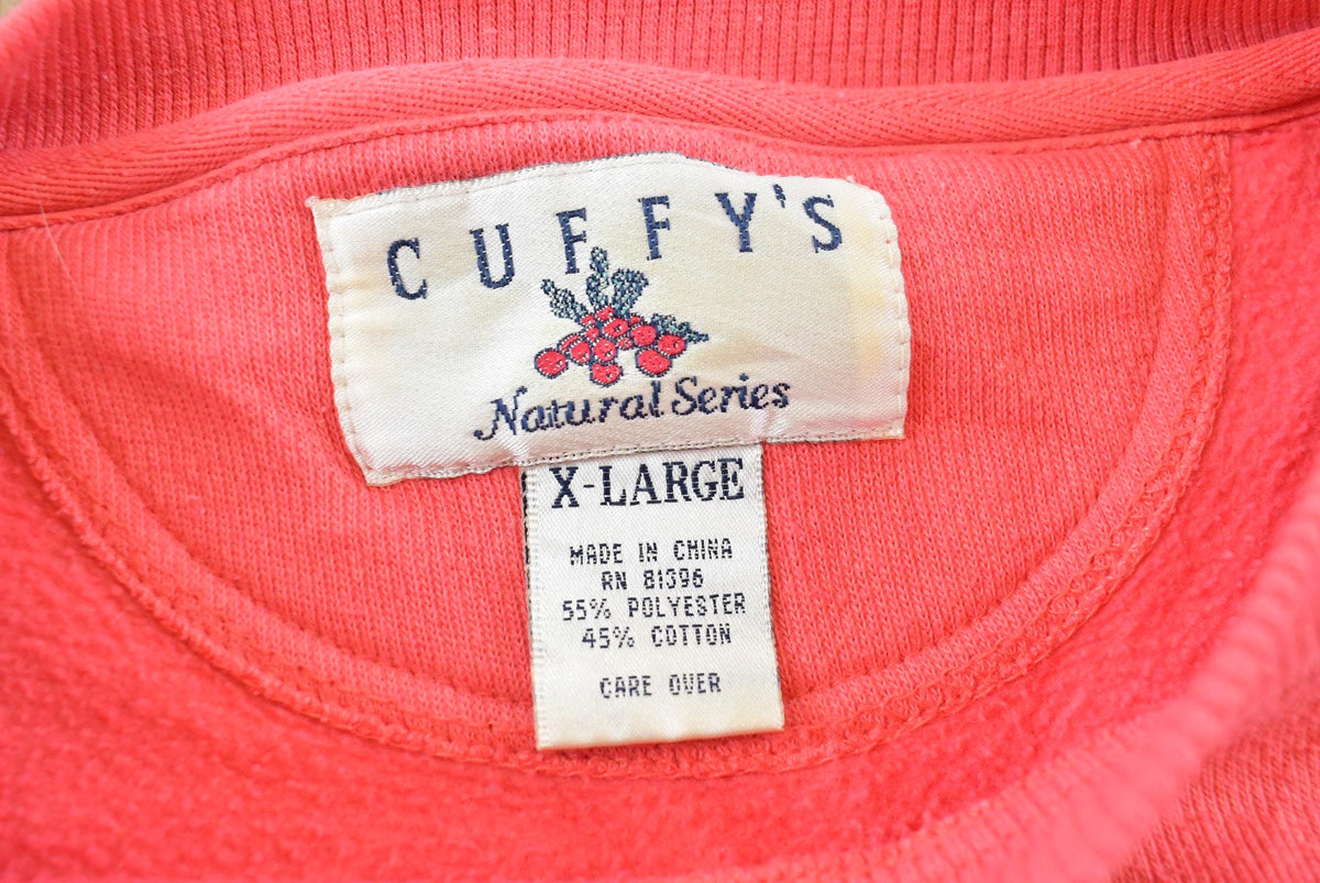 Vintage 1990s Newport Rhode Island Embroidered Sailboats Travel Crewneck Sweatshirt Men's L