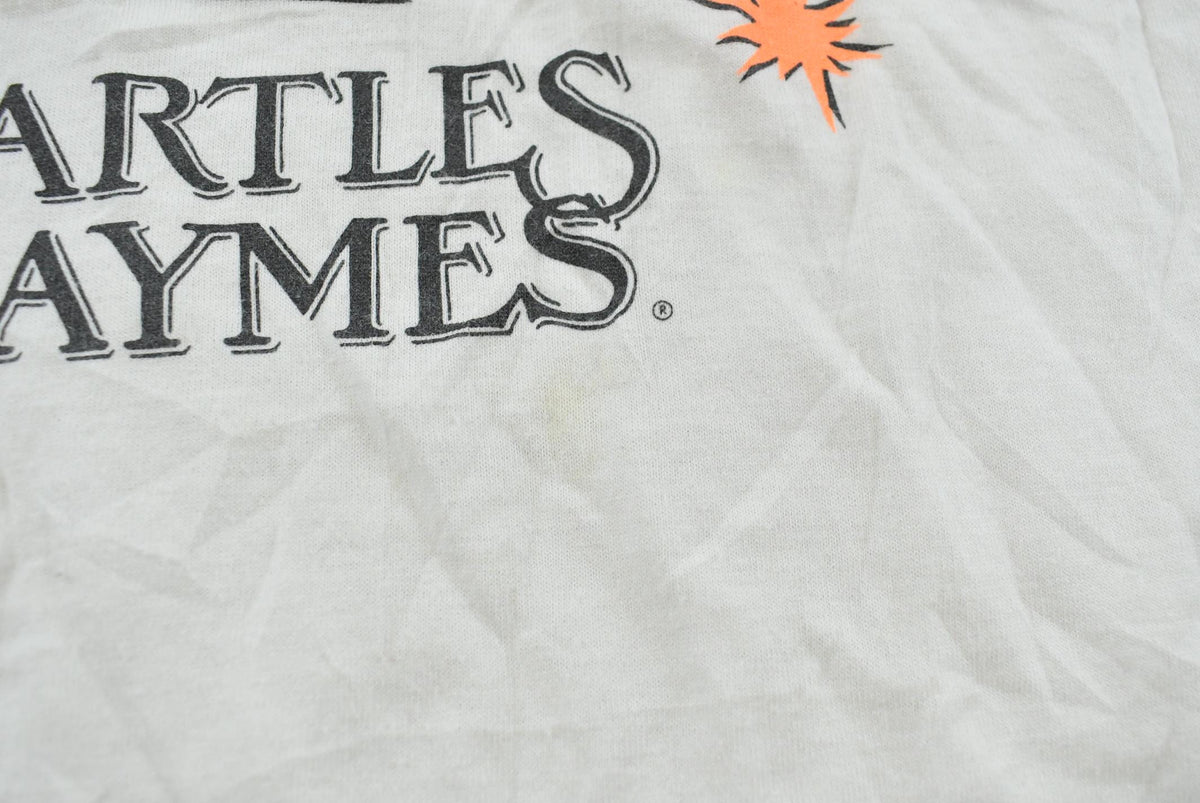 Vintage 1990s See The Light Bartles & Jaymes Light Beer Graphic Promotional T-Shirt Men's M